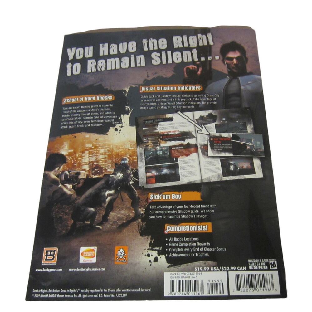 Dead to Rights: Retribution Official Strategy Guide - Picture 8 of 8